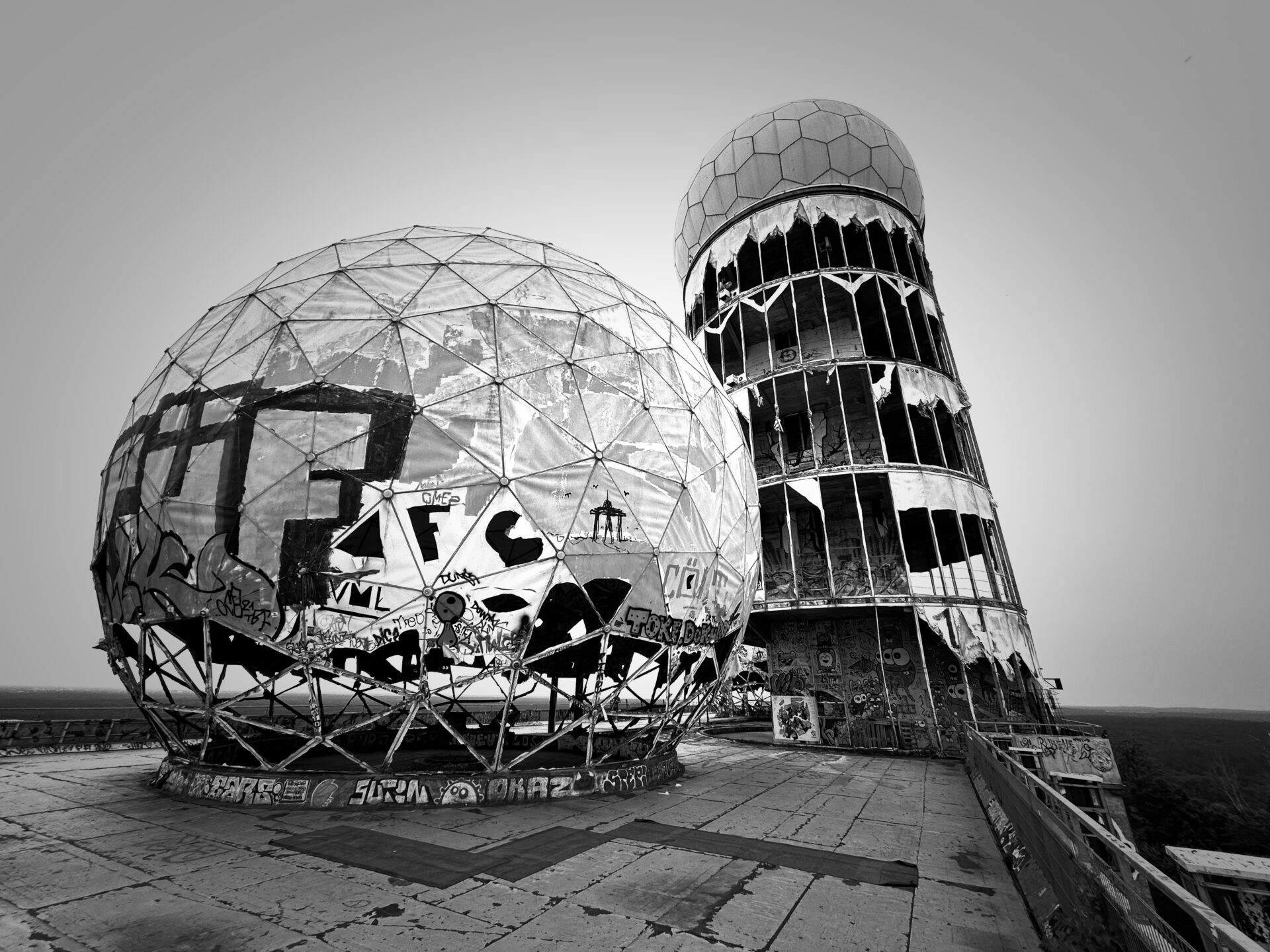 Teufelsberg - Auf dem Dach